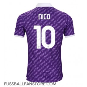 Fiorentina Nicolas Gonzalez #10 Replik Heimtrikot 2023-24 Kurzarm